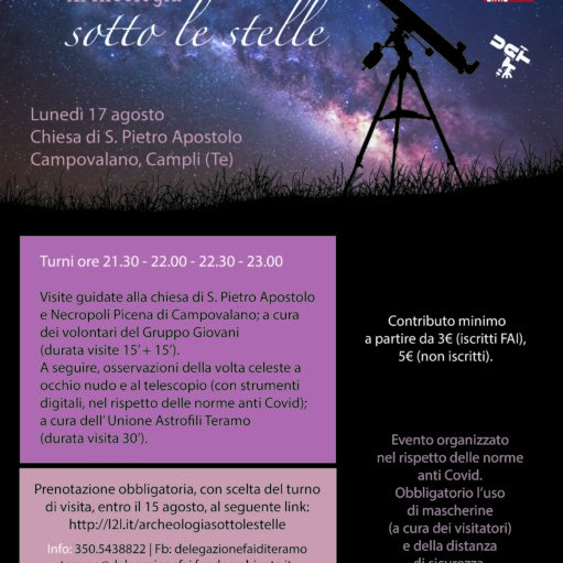 Archeologia sotto le stelle